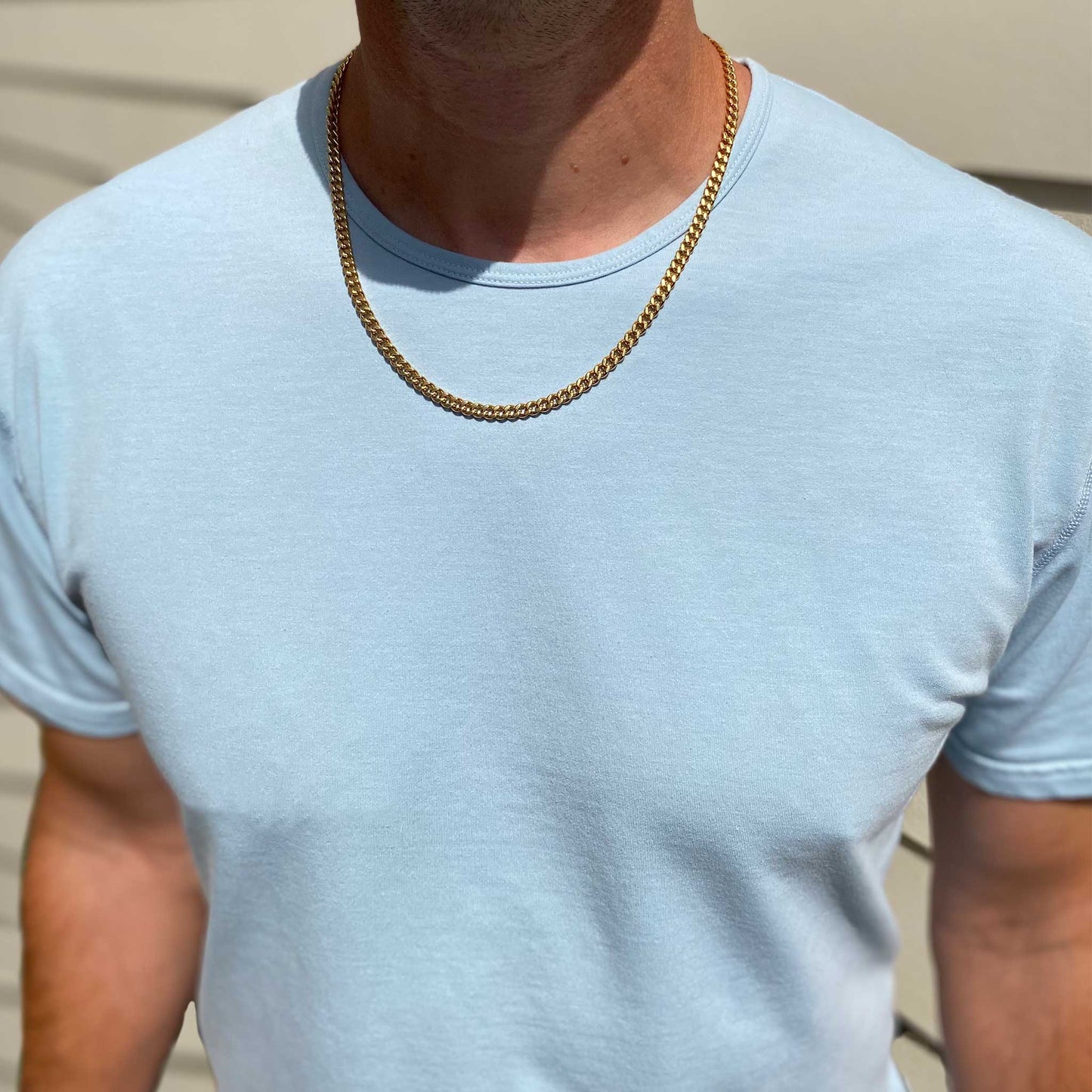 gold cuban chain 5mm