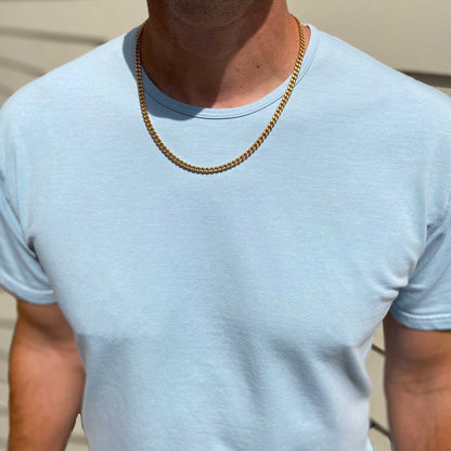 gold cuban chain 5mm