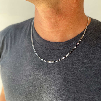 Figaro Chain 3MM - Silver