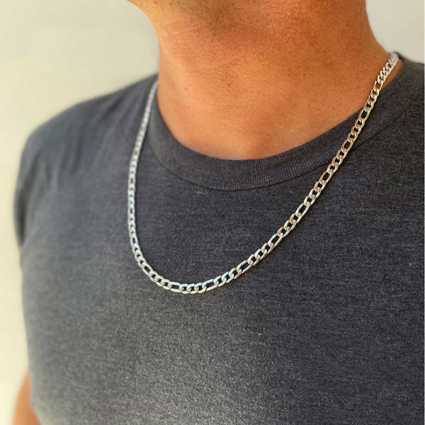 Figaro Chain 5MM - Silver