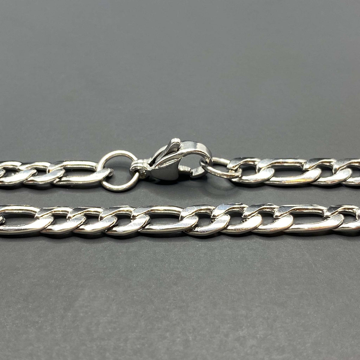 Figaro Chain 5MM Stainless Steel