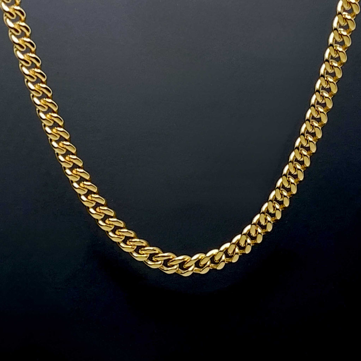 Cuban Chain 5MM Gold Stainless