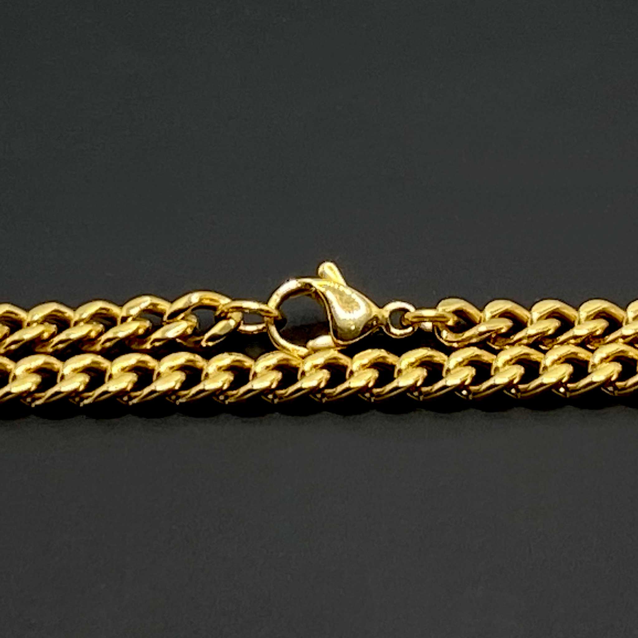 Cuban Chain 5MM Gold Stainless